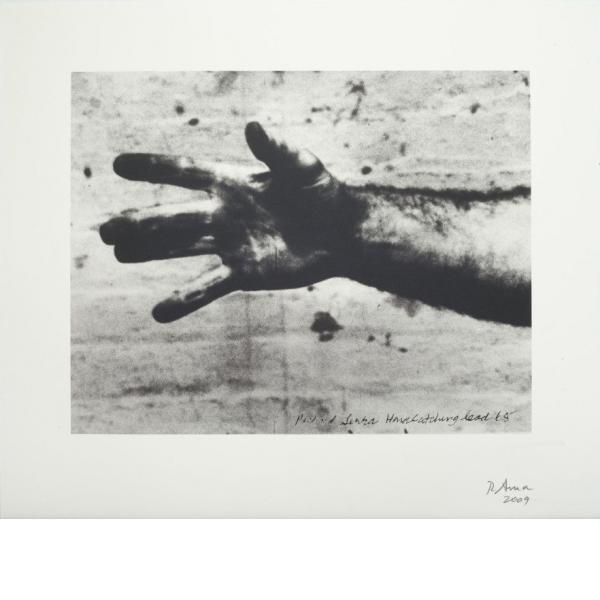 Richard Serra Still from 'Hand Catching Lead', 2009