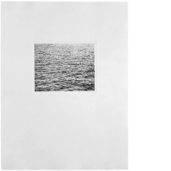 Vija Celmins, Drypoint - Ocean Surface, 1983