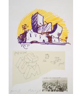 Claes Oldenburg, Notes (City as Alphabet), 1968