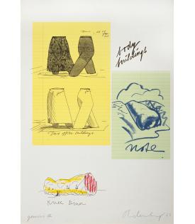 Claes Oldenburg, Notes (Body Buildings), 1968