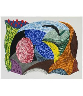 David Hockney, Blue Hang Cliff, 1993