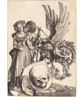Durer, Coat of Arms with Skull