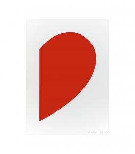 Ellsworth Kelly, Small Red Curve, 2012