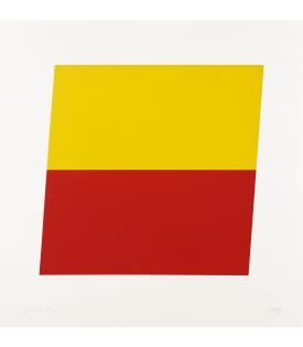 Ellsworth Kelly, Yellow/Red-Orange, 1970