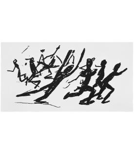 Jonathan Borofsky, People Running, 1982