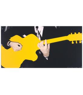 John Baldessari, Person with Guitar (Yellow), 2004
