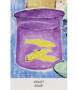 John Baldessari, Eight Soups: Violet Soup, 2012