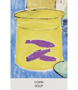 John Baldessari, Eight Soups: Corn Soup, 2012