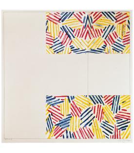 Jasper Johns, #2 (after 'Untitled 1975'), 1976