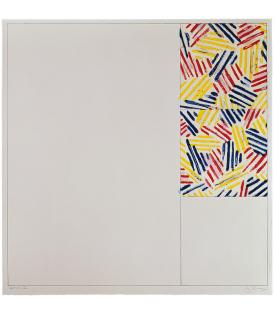Jasper Johns, #5 (after 'Untitled 1975'), 1976