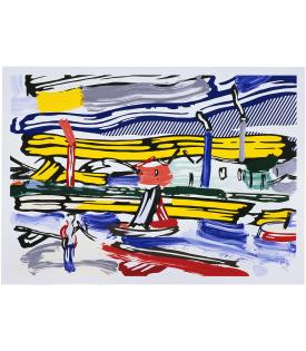 Roy Lichtenstein, The River, 1985