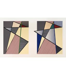 Roy Lichtenstein, Imperfect Diptych 57 7/8" x 93 3/4", 1988