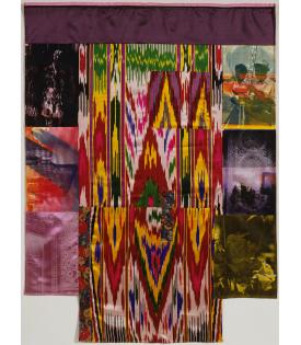 Robert Rauschenberg, Samarkand Stitches III, 1988