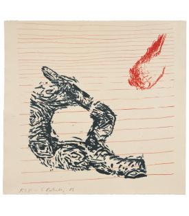 Susan Rothenberg, Snake with Foot, 2008