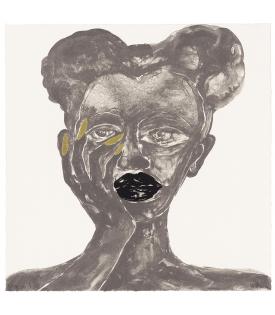 Wangechi Mutu, girl, 2021